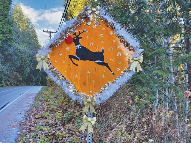 C. Rudolph Road sign