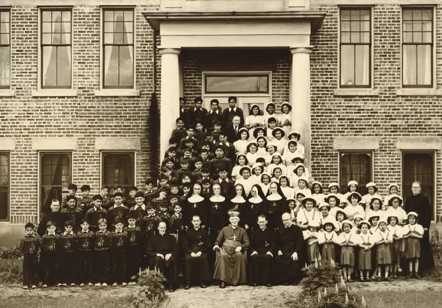 Sechelt Residential School-group