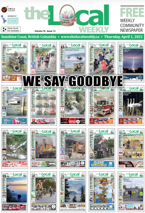 the local front pages