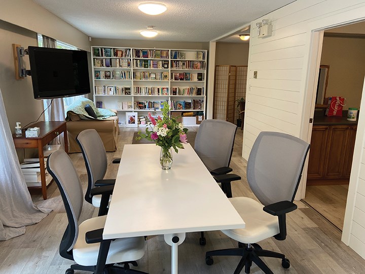 Renovated spaces inside Hospice House. The work was valued at $40,000 in gift-in-kind support.