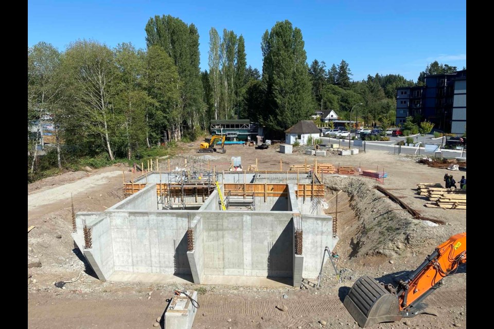 The first phase of the project, construction of a modernized and larger treatment plant on shíshálh Nation’s ts'uḵw'um lands is under way.