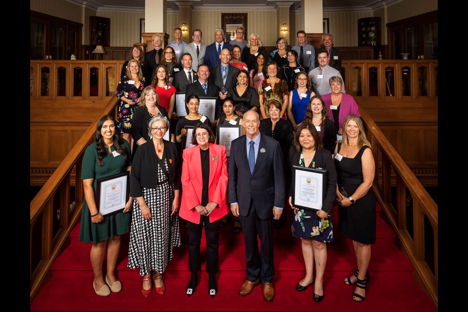 School staff and educators from across the province were honoured at the Premier's Awards for Excellence in Education earlier this month.