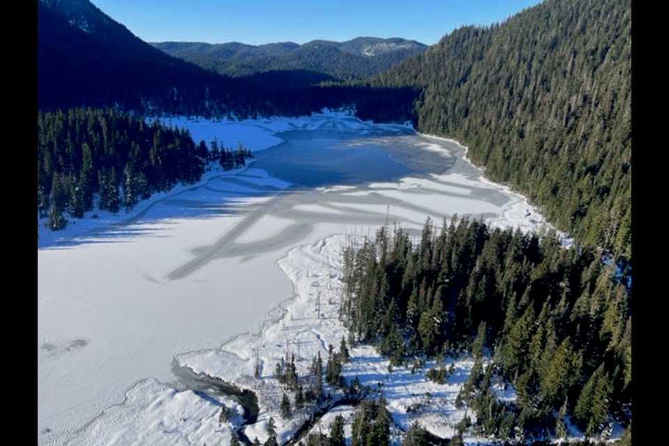 Chapman Lake as seen Nov. 17