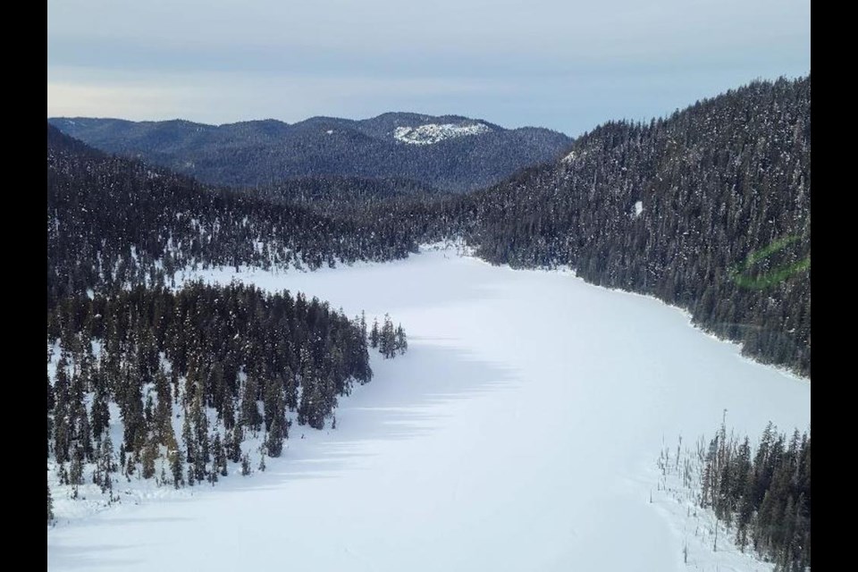 Chapman Lake as seen Jan. 30, 2023. 