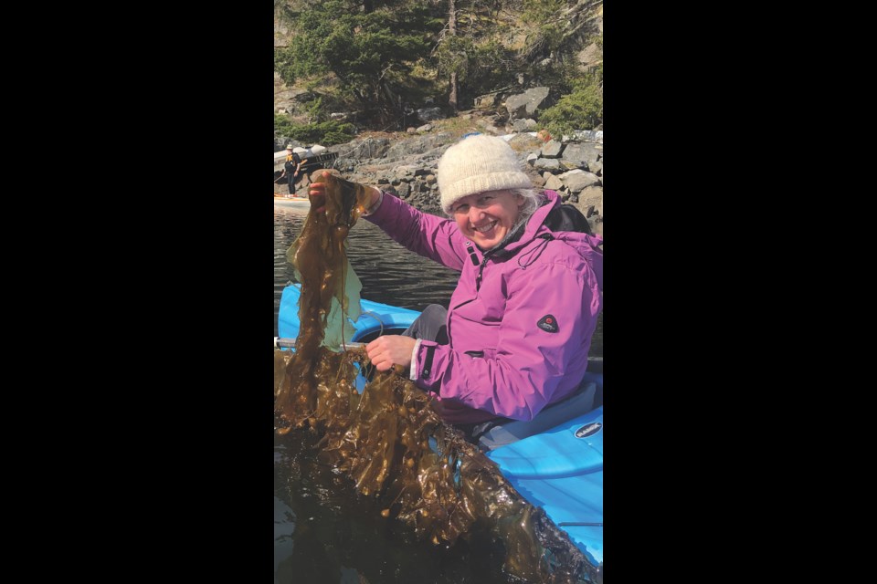 Lee-Ann Ennis is working on kelp cultivation projects as part of salmon habitat recovery efforts. 