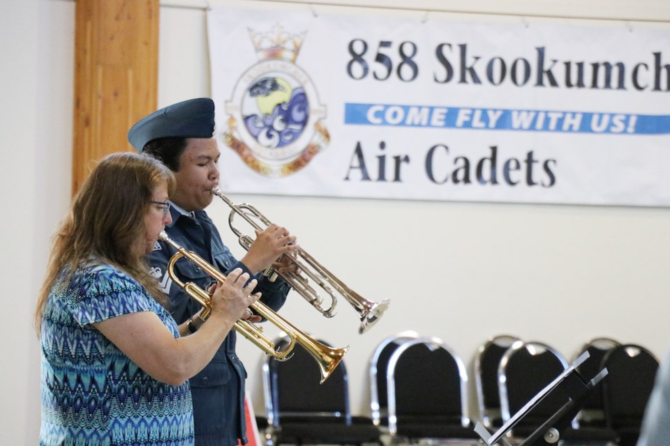 The 858 Skookumchuk Royal Canadian Air Cadet Squadron held its 24th annual ceremonial review June 3 at the Holy Family Catholic Church. 