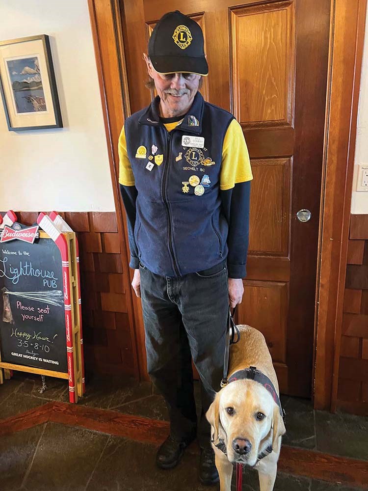 Pet Valu Dog Guide walks take place in Gibsons and Sechelt