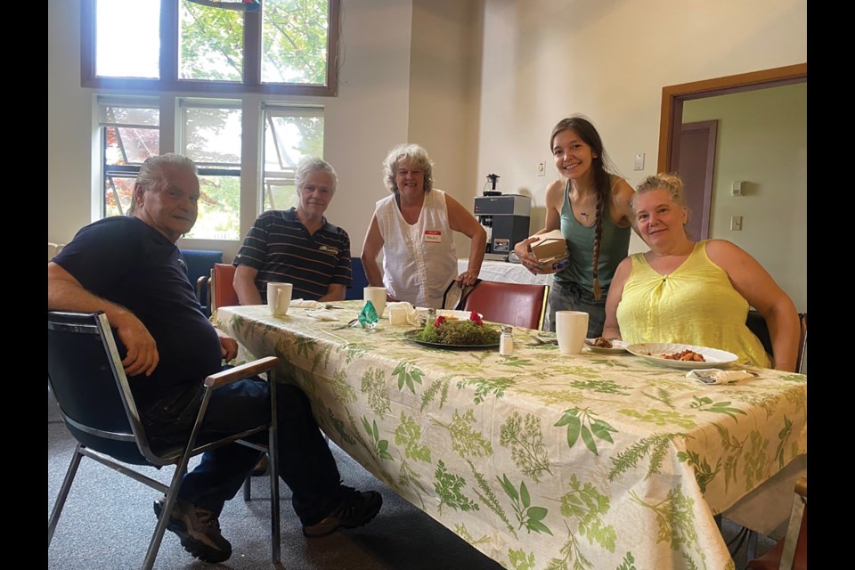 St. Barts Community Hot Lunch always includes a delicious home-made dessert! 