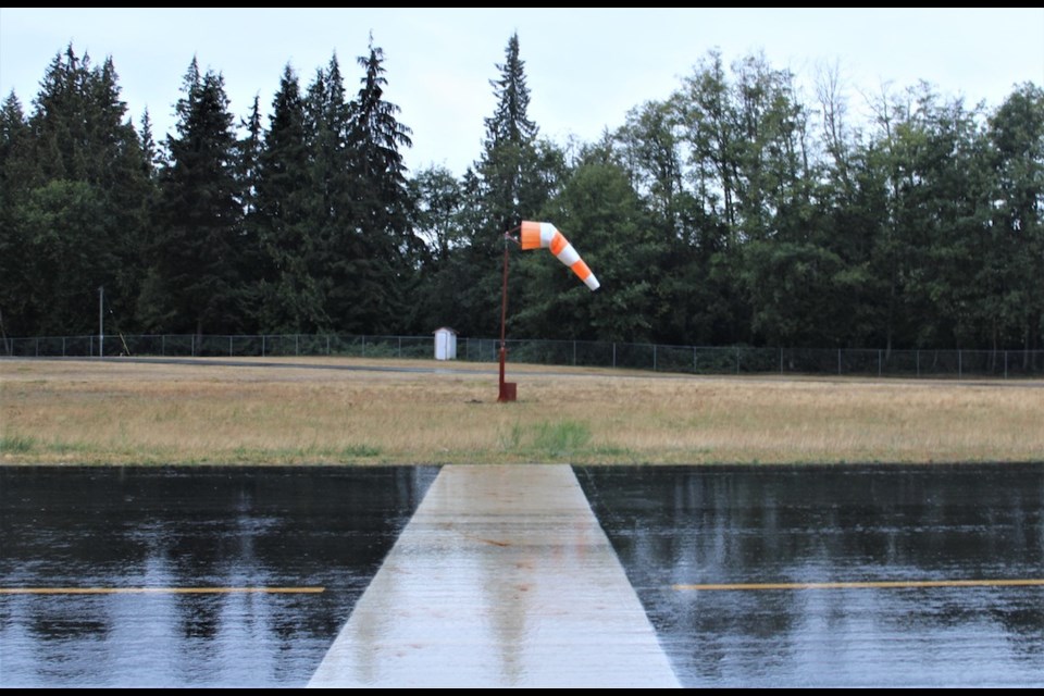 The Sechelt Airport tarmac was too damp for drag racing on Sept. 4, 2022