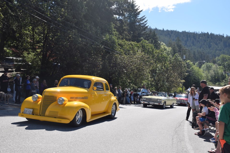 The May Day Parade returned to Madeira Park after a couple of years of COVID cancellations. 