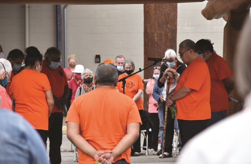 Residential School moment of silence