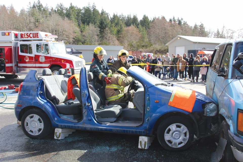 Fire drill skills on display, March 25. 