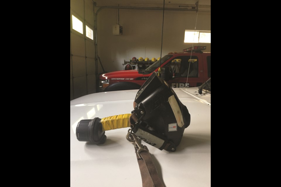The thermal imaging camera used by the Egmont & District Volunteer Fire Department.