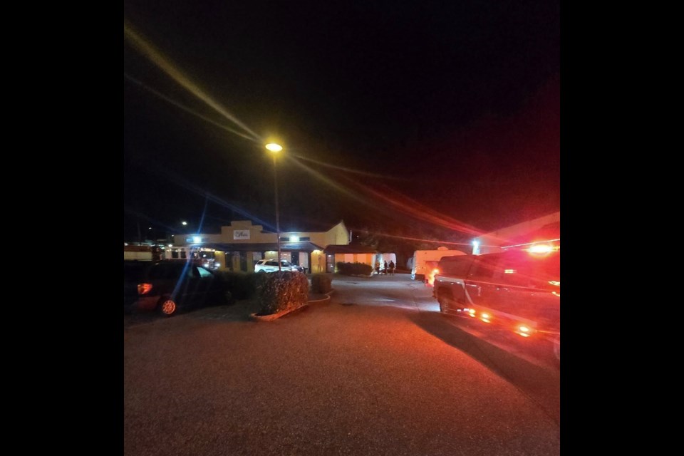 The Sechelt Fire Department responded to a van arson on Wharf Avenue early Sunday morning. 