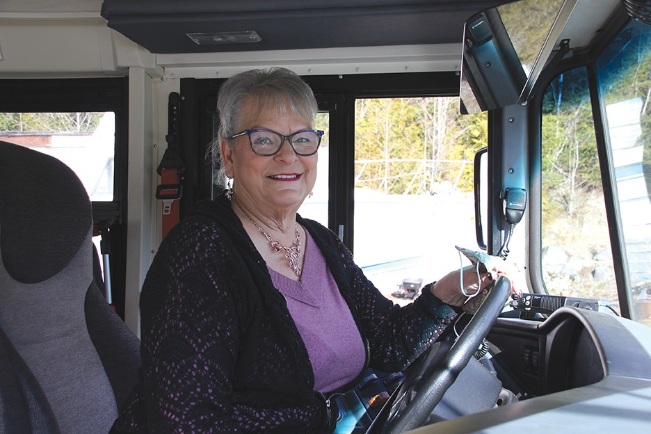 Wendy Haddock is looking forward to retirement, after driving kids to school in Pender Harbour for 46 years. 