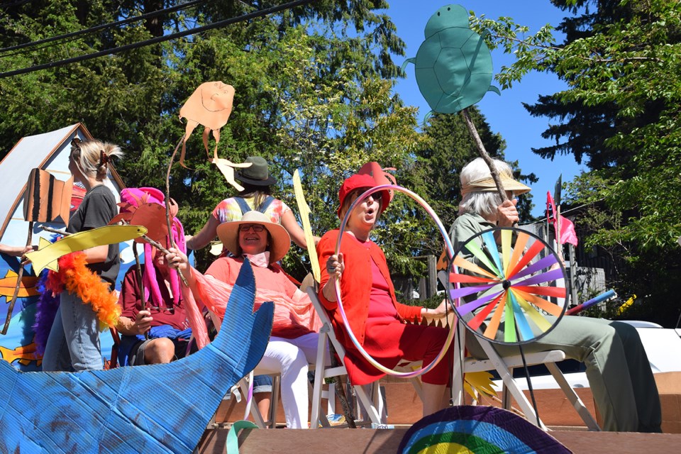 Pender Harbour Ocean Discovery Station’s (PODS) entry in the 2022 parade.