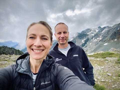 Dr. Lindsay Rite and veteran Tom Hoppe worked together to develop the Military Alpine Challenge. 