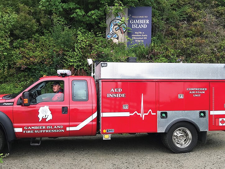 Doug Buckle built Gambier Island’s first fire truck, set to be debuted to the community on June 26.
