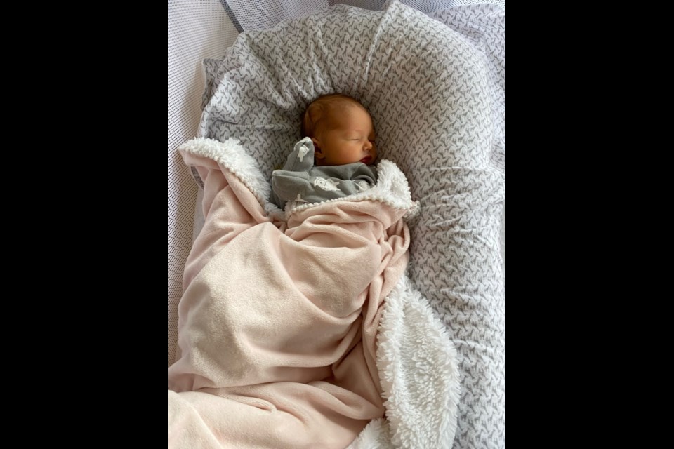 Faye Cody Anderson was the first baby born in Sechelt Hospital in 2023, on Jan. 3. 