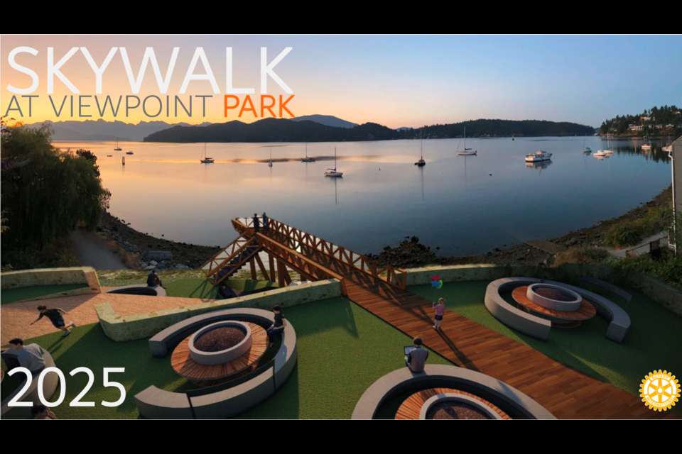 The Rotary Club of Gibsons is proposing an accessible park near the waterfront.