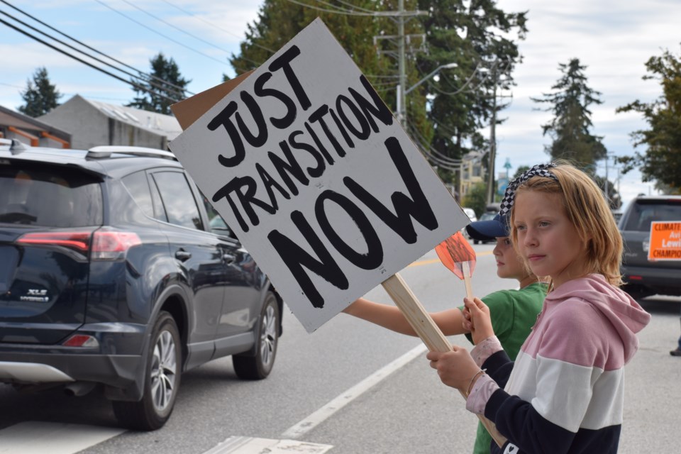 N.Climate protest