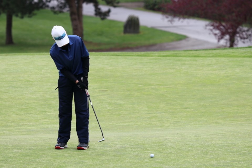 Ian Pashkewych of Gibsons at the NextGen Pacific Championship on May 6. 