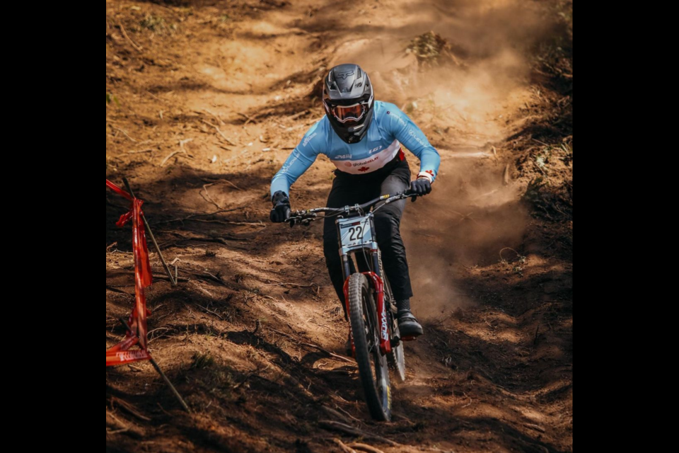 Magnus Manson returned to compete in downhill mountain bike racing in Costa Rica last month, his first competition since a cancer diagnosis last year.