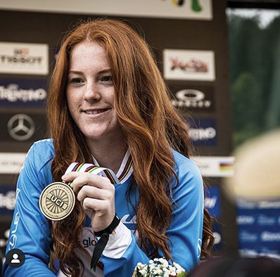 Gracey Hemstreet nabbed a bronze medal at her first world championship competition in late August. 