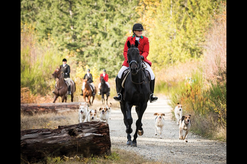 Angel Robson at the Fraser Valley Hunt.