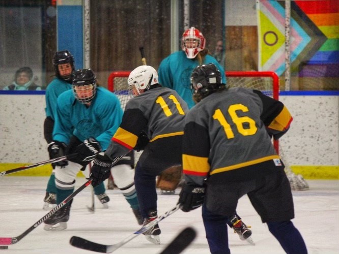 56 hockey players hit the ice in early March for the Sunshine Coast's first inclusive tournament. 