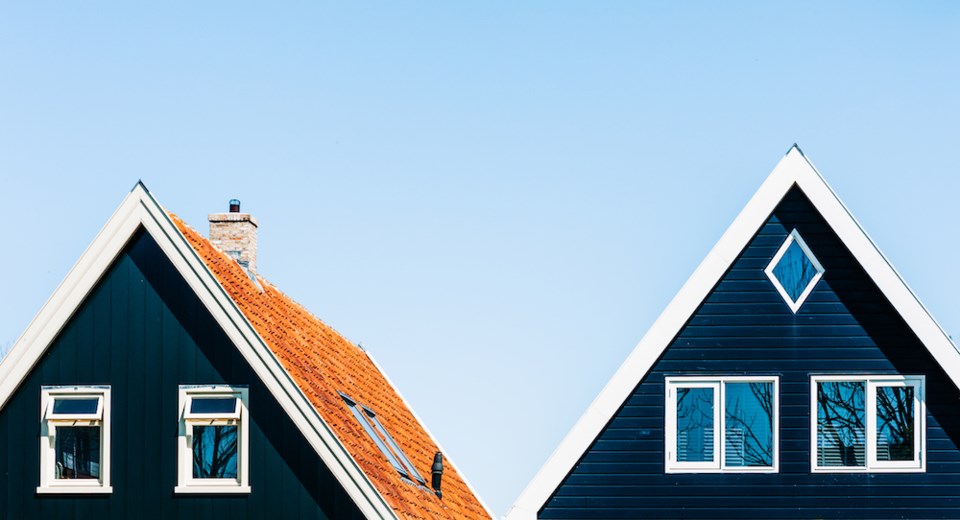 housing-houses-two-roofs-of-housing