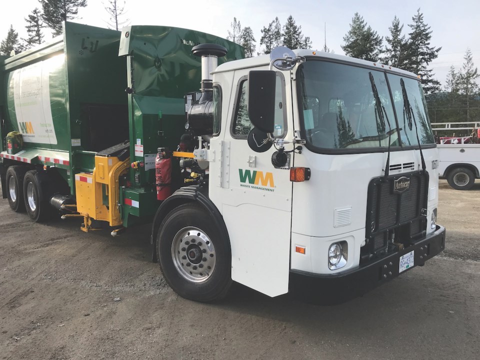 N.Sechelt garbage truck