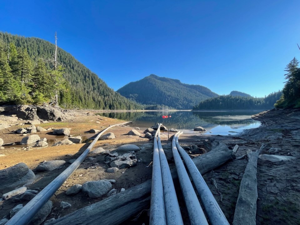 Chapman Lake Sept 20 syphons