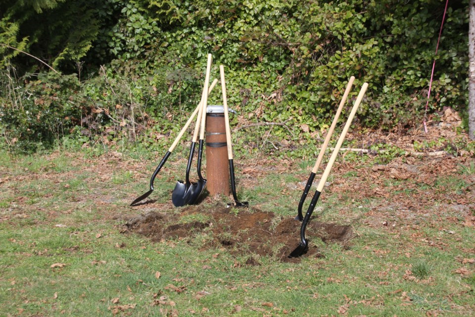 One of the wells at the Church Road site that will provide water starting in late 2022.