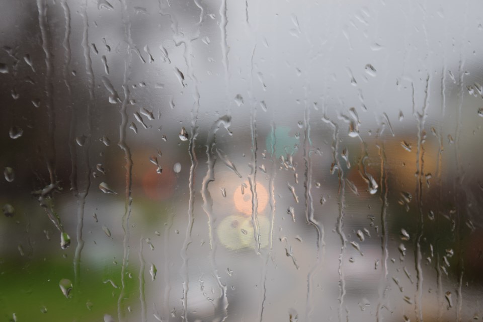Rain on window SC