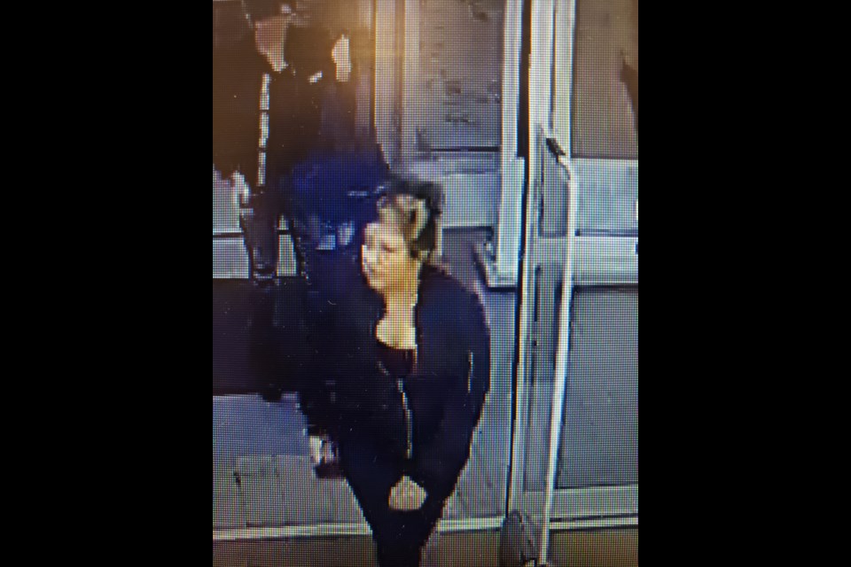 The first woman (photo 1 and 2) is described as Indigenous, with black and blonde hair and wearing a black jacket.