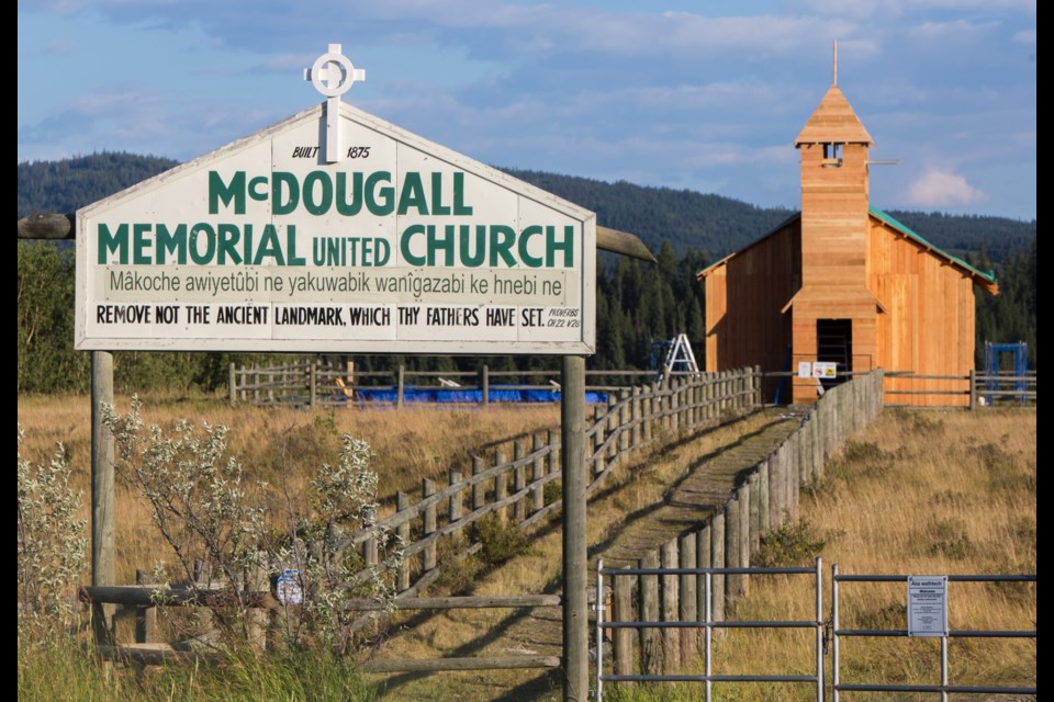 The Pathway to Peace the grand opening of the restored historic McDougall Memorial United Church is scheduled to kick off on Sept. 13 from 10 a.m. to 4 p.m. (Chelsea Kemp/The Cochrane Eagle)