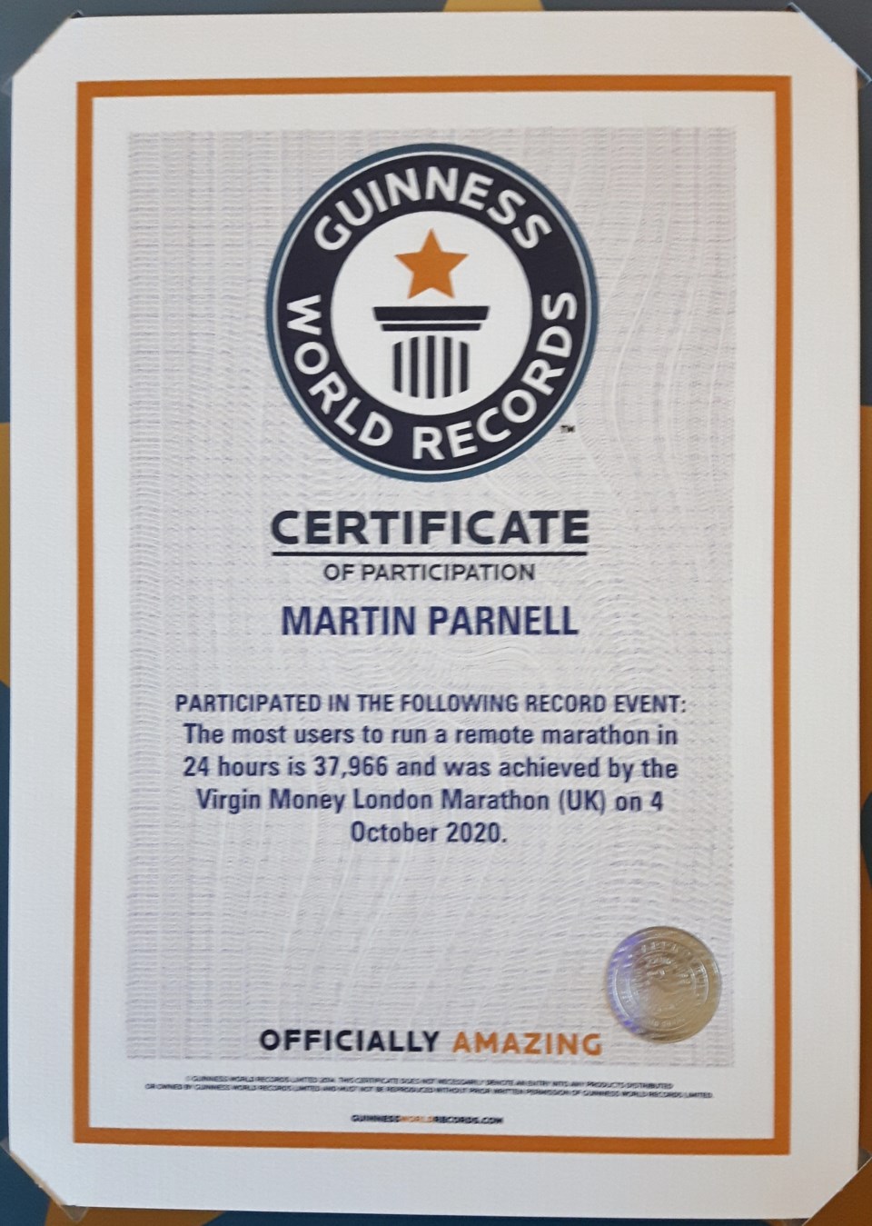 Guinness World Records London Marathon 2021