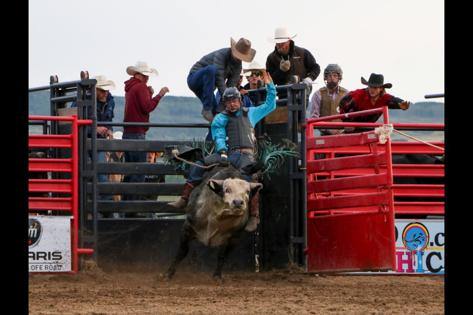 The Cochrane Classic Bull Riding will be returning to town at the end of the month. File photo/The Cochrane Eagle