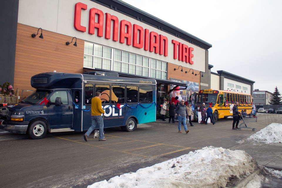The Cochrane Area and Events Society hosted their 11th annual Stuff-a-Bus holiday fundraiser to help support the Cochrane Activettes Club on Dec. 10.