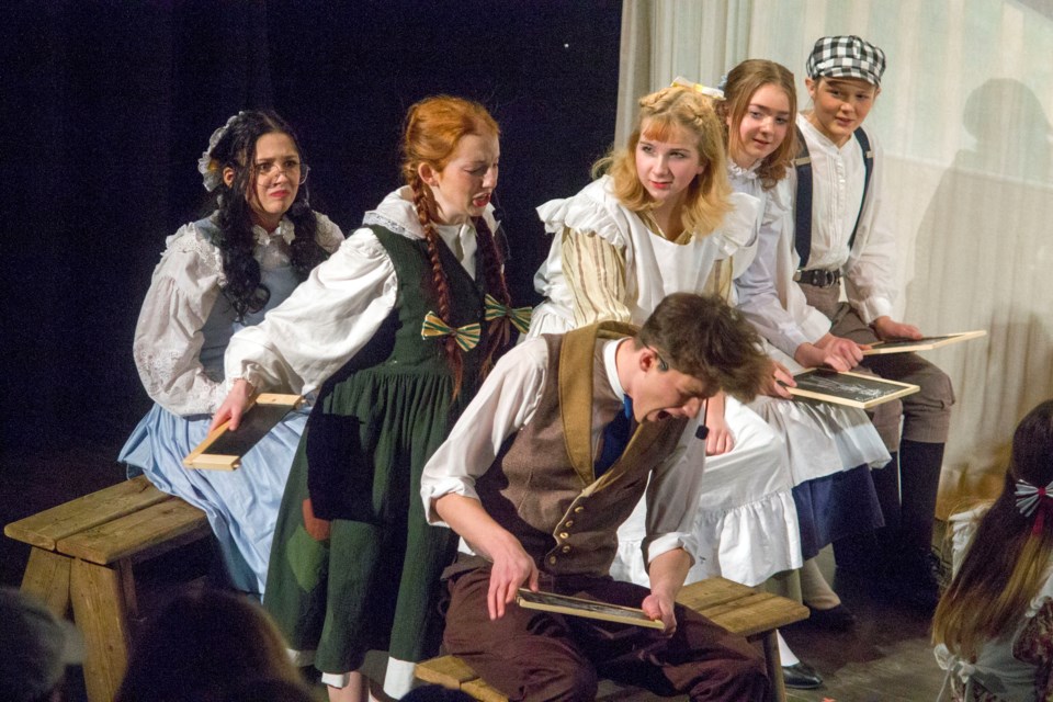 Bow Valley High drama students performed a musical rendition of the iconic red-haired orphan, Anne of Green Gables, and her adventures in Avonlea at the Cochrane Ranchehouse on Dec. 17.