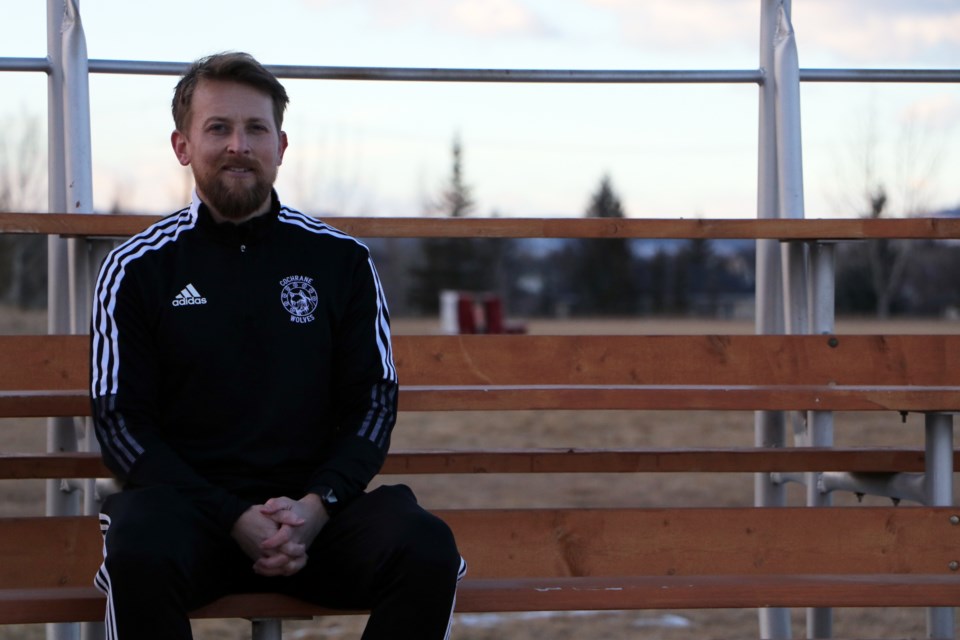 Scott Ansell, director of Cochrane Minor Soccer, started 
his role with the organization in September and said he is looking forward to building and expanding on its indoor and outdoor programs to create a new calibre of club. (Jessica Lee/The Cochrane Eagle)
