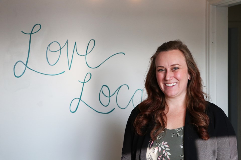 Kailey Mitchell is the owner of Quirk Social, a social media and events management company that manages the Social Spot Marketplace — a retail space for local vendors. (Jessica Lee/The Cochrane Eagle)
