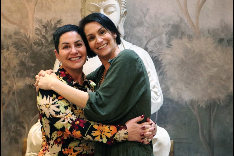 Sisters, founder of Maliya Wellness Centre for Women Lori Bean, left and wellness specialist Alyssa Rabin said they have been busy since opening in Cochrane Feb. 14. (Jessica Lee/The Cochrane Eagle)