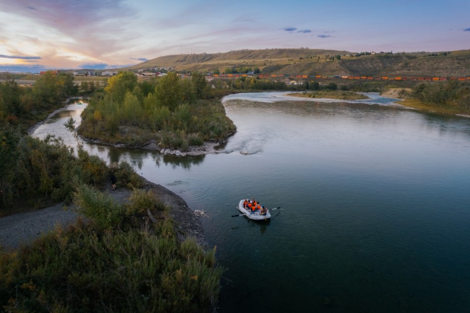Hunter Valley Adventures is offering bi-weekly interpretive rafting tours on the Bow River through Cochrane beginning July 9. (Photo Submitted/Cochrane Tourism, Lost Coordinates)