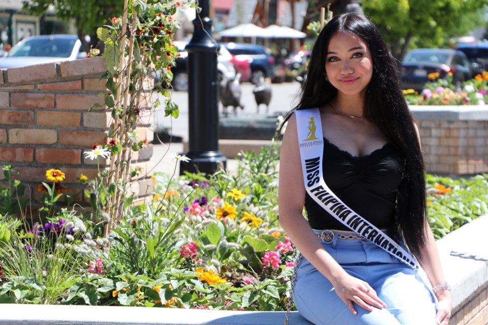 Bow Valley High School class of 2022 graduate Jassi Trimming was recently scouted to become a contestant representing Alberta in the Miss Filipina International pageant. The competition showcases the beauty, intelligence and grace of Filipinas in communities across the globe. (Jessica Lee/The Cochrane Eagle)