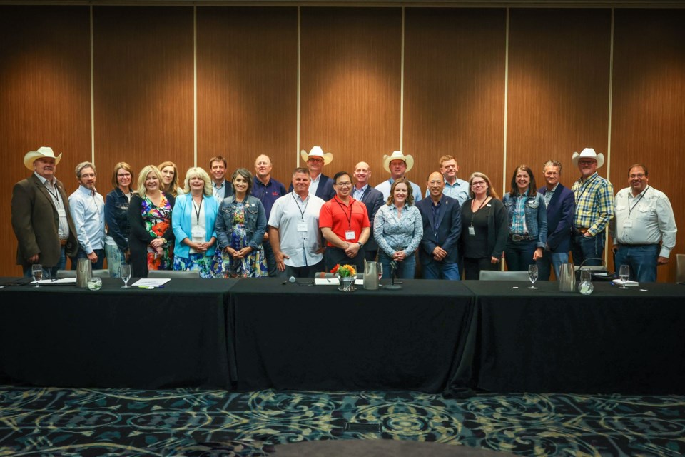 The Mid-Sized Cities Mayors Caucus met with Alberta's UCP leadership hopefuls earlier this week in Calgary in a bid to request the province negotiate a charter fund to support infrastructure needs in the municipalities they represent, similar to the likes of Calgary and Edmonton. (Photo Submitted/Town of Cochrane)