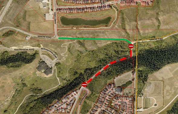 Construction has begun on the 4 Avenue bridge. (Supplied Photo/Town of Cochrane)
