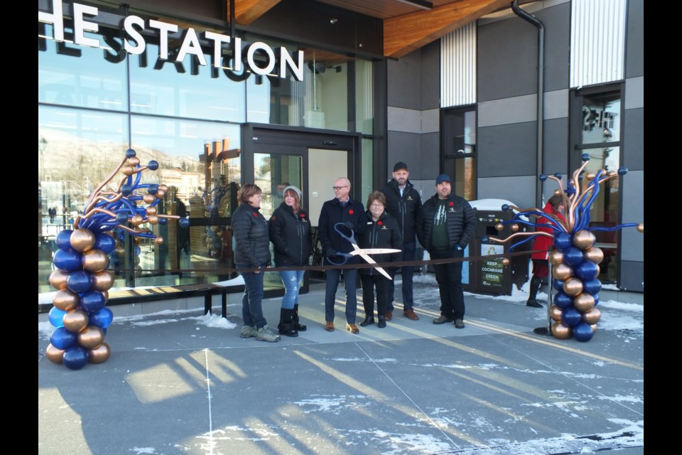 Town council cut the ribbon at The Station at Cochrane Crossing Nov. 8