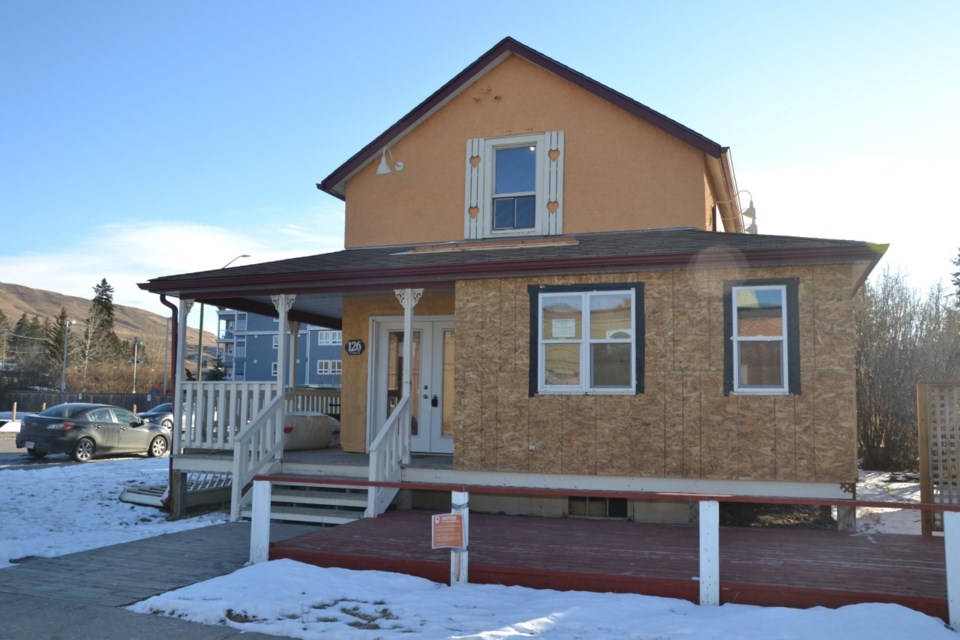 Exterior renovations of the Camden House aimed to preserve the salt-box style exterior it was known for.